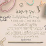 Lemon Pie Funfont Duo Font Poster 2