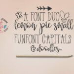 Lemon Pie Funfont Duo Font Poster 3