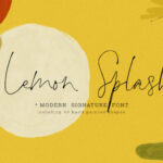 Lemon Splash Font Poster 1