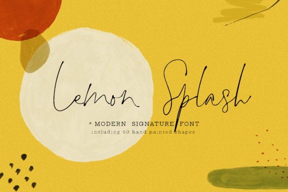 Lemon Splash Font Poster 1