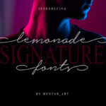 Lemonade Font Poster 1