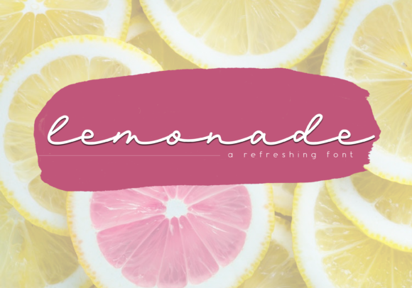 Lemonade Font Poster 1