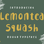 Lemontea Squash Font Poster 1