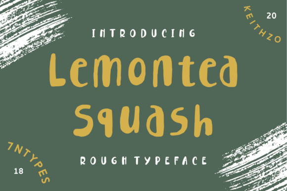 Lemontea Squash Font Poster 1