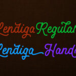 Lendiga Font Poster 2