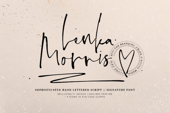 Lenka Morris Font Poster 1