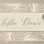 Leslie Dawn Font Poster 1