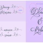 Letternisa Script Font Poster 7