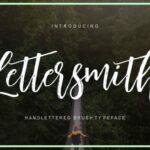 Lettersmith Font Poster 1
