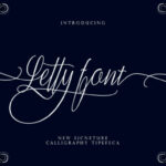 Letty Font Poster 1