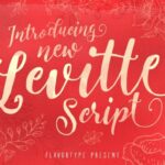 Levitte Font Poster 1