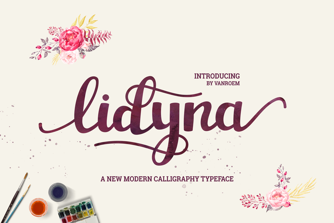 Lidyna Font Poster 1