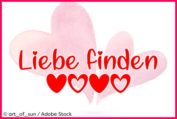 Liebe Finden Font Poster 1