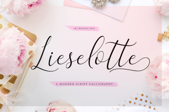 Lieselotte Script Font Poster 1