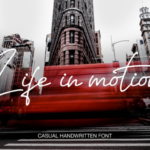 Life in Motion Font Poster 1