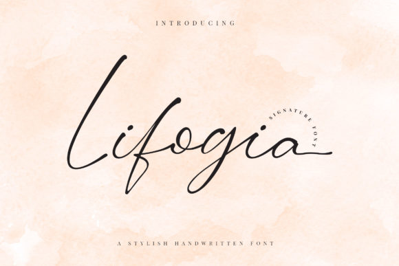 Lifogia Font Poster 1