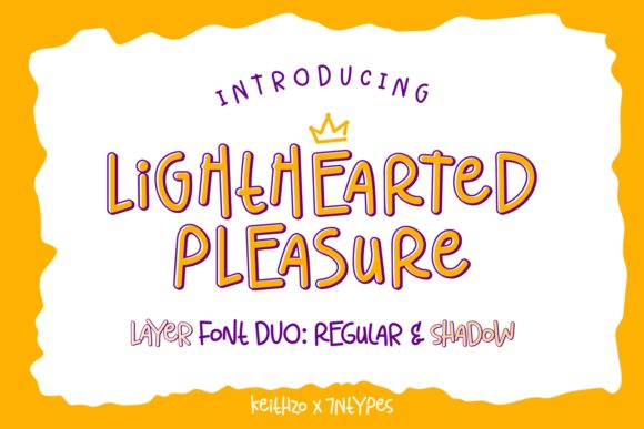 Lighthearted Pleasure Font Poster 1