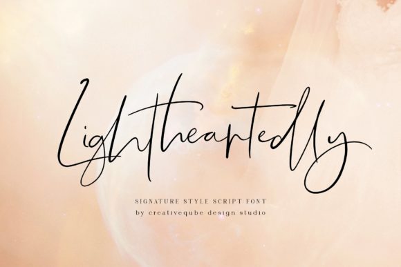 Lightheartedly Font Poster 1