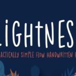 Lightness Font Poster 1