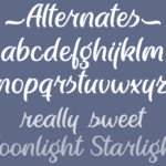 Lightning Crashes Font Poster 3