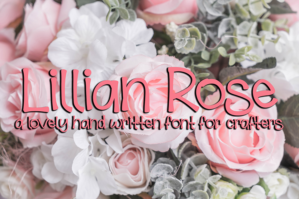 Lillian Rose Font Poster 1