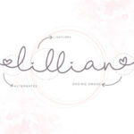 Lillian Script Font Poster 2