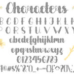 Lilytulip Script Font Poster 9