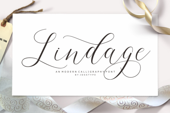 Lindage Font Poster 1