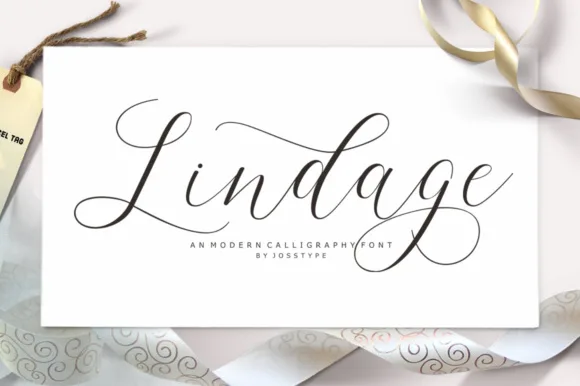 Lindage Font Lindage Font Poster 1