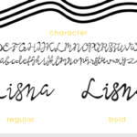 Lisna Font Poster 4