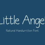 Little Angel Font Poster 1