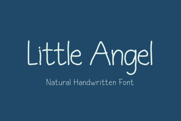 Little Angel Font Poster 1