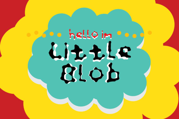 Little Blob Font Poster 1