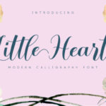 Little Heart Font Poster 1