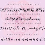 Little Heart Font Poster 3