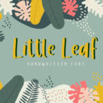 Little Leaf Font Poster 1