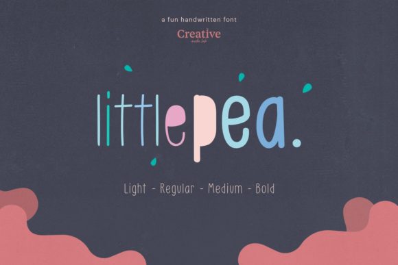 Little Pea Font Poster 1