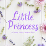 Little Princess Font Poster 1