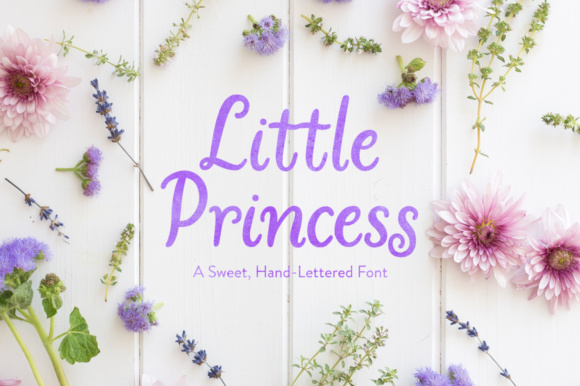 Little Princess Font Poster 1