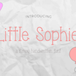 Little Sophie Font Poster 1