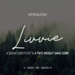 Livvie Duo Font Poster 1