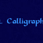 LL Calligraphy Font Poster 3