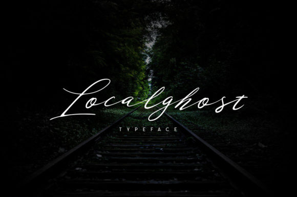 Localghost Font Poster 1
