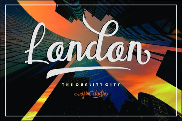 London Script Font