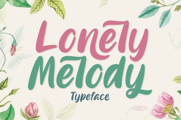 Lonely Melody Font Poster 1