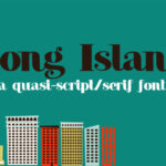Long Island Font Poster 1