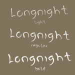 Long Night Font Poster 3