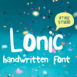 Lonic Font Poster 1