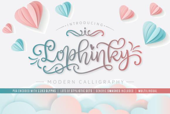 Lophinky Font Poster 1