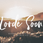 Lorde Soon Font Poster 1